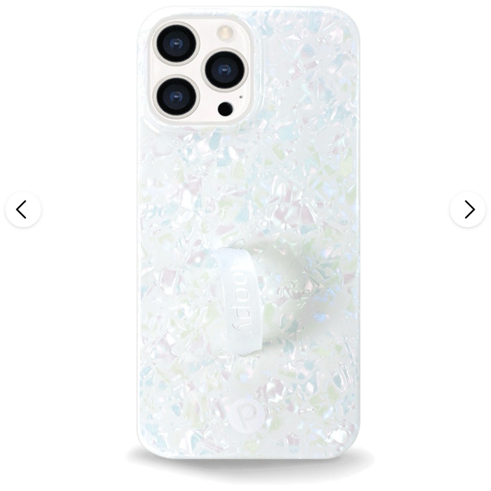 LOOPY CASE- White Opal Shell iPhone 13 Pro Max